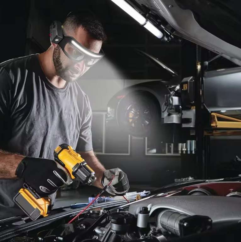 👓 Lampe Frontale à Capteur de Mouvement 💡 Lunettes Éclairantes Mains Libres – Précision et Confort pour Toutes Vos Activités ✨